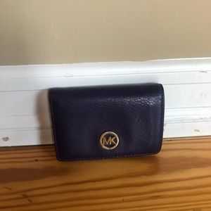 Deep purple MK wallet